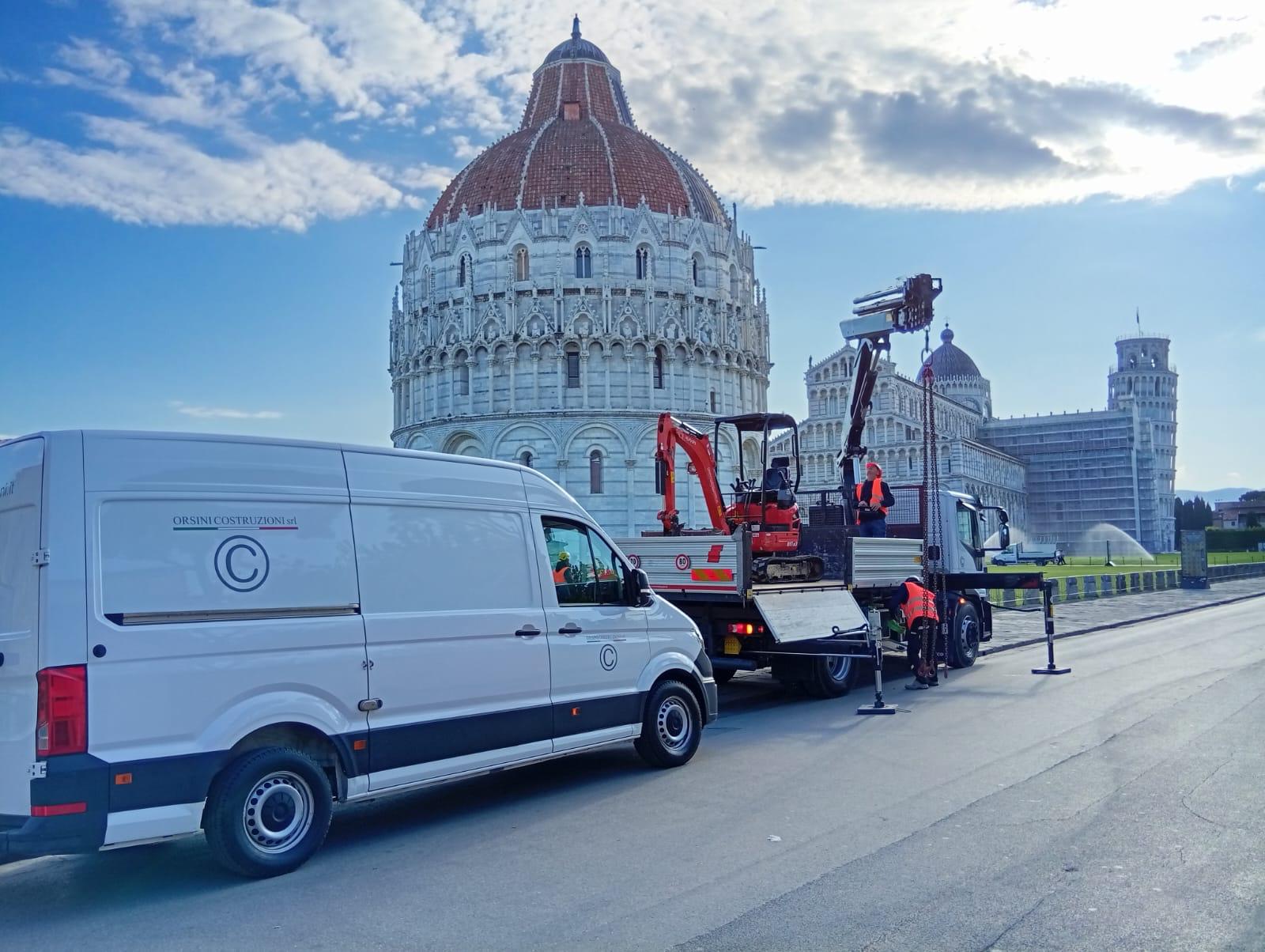 Intervento per opere d’arte in Piazza dei Miracoli